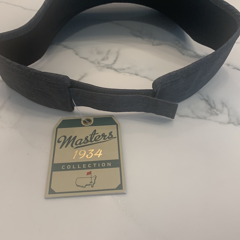 Masters visor- grey with copper/gold masters logo- NWT - Picture 3 of 5